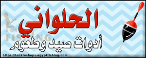 لوجو الحلواني لأدوات الصيد (فرع صان الحجر) بمحافظة الشرقية